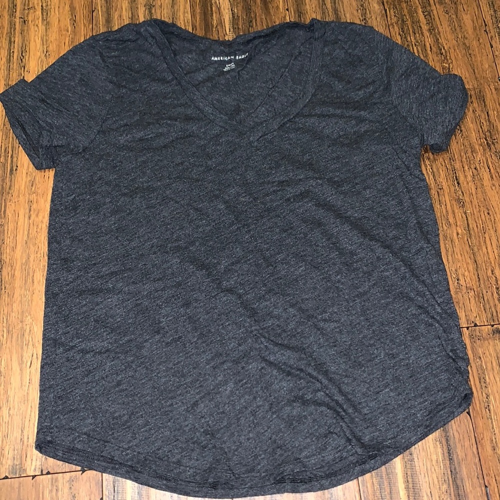 heatherd black t shirt